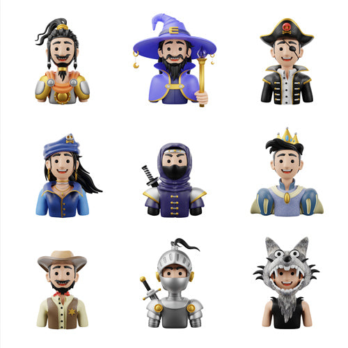 3D Avatar Icons (124 Items)